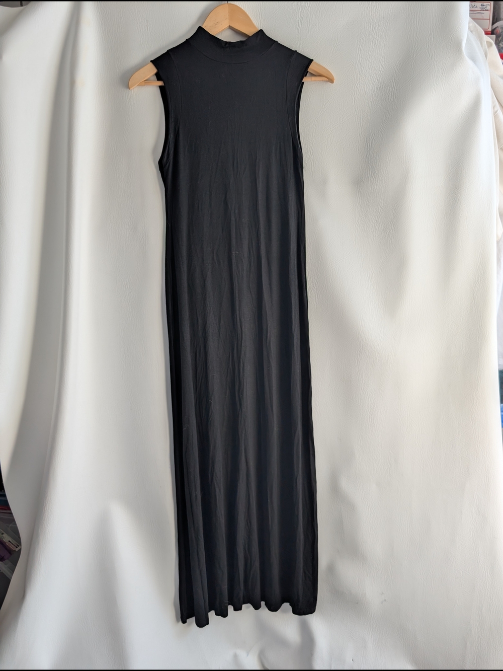 Cosabella Black Mock Neck Sleeveless Maxi Dress - M